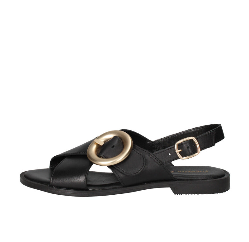 FRANCESCO BRUNELLI SANDALO Donna BO5306 NERO