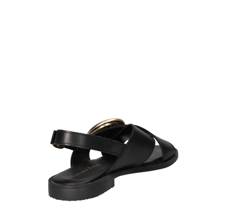 FRANCESCO BRUNELLI SANDALO Donna BO5306 NERO