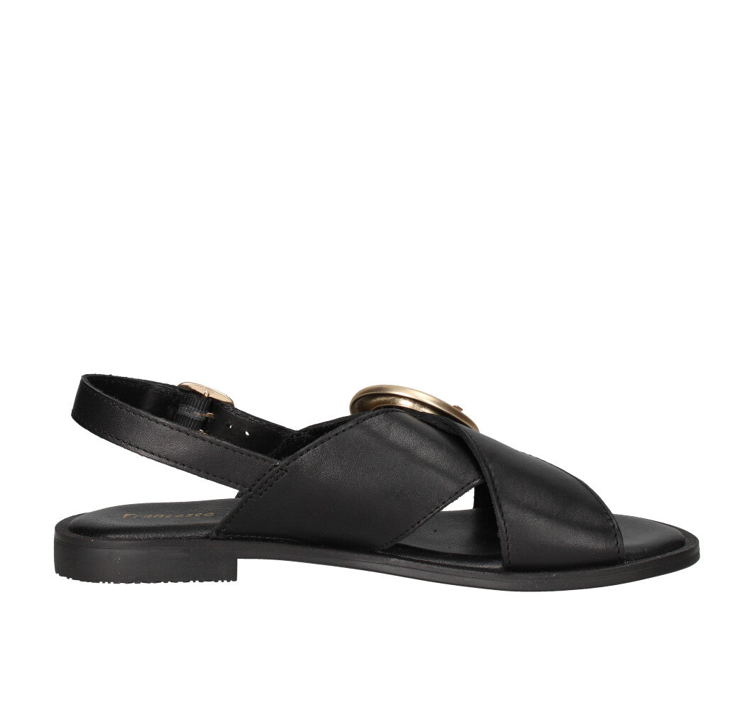 FRANCESCO BRUNELLI SANDALO Donna BO5306 NERO