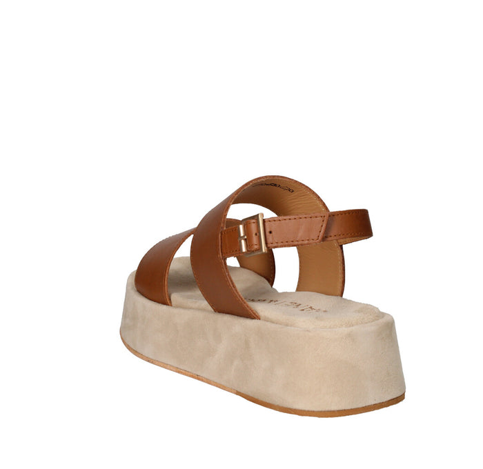 JANET & JANET SANDALO Donna J-121 CUOIO E SABBIA