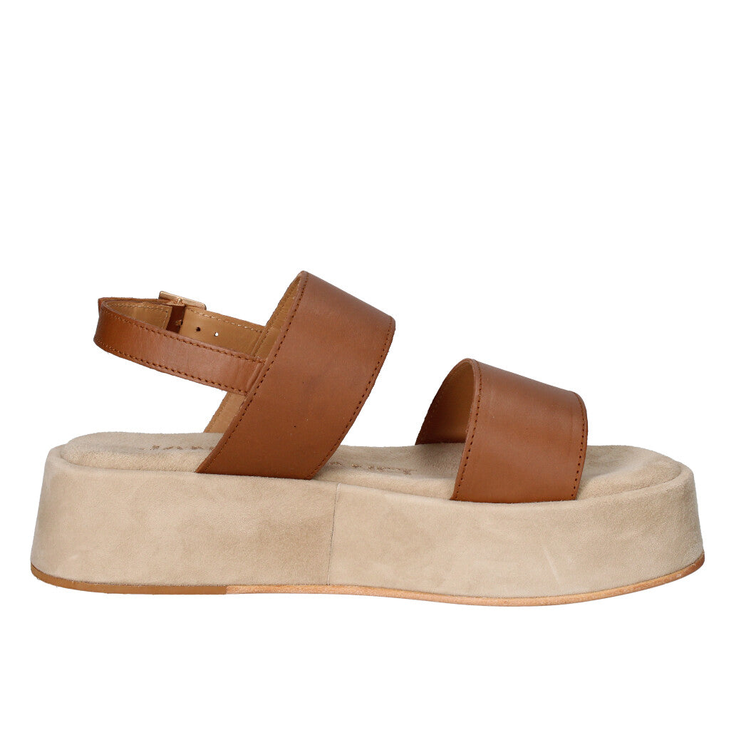 JANET & JANET SANDALO Donna J-121 CUOIO E SABBIA