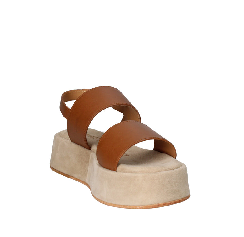 JANET & JANET SANDALO Donna J-121 CUOIO E SABBIA