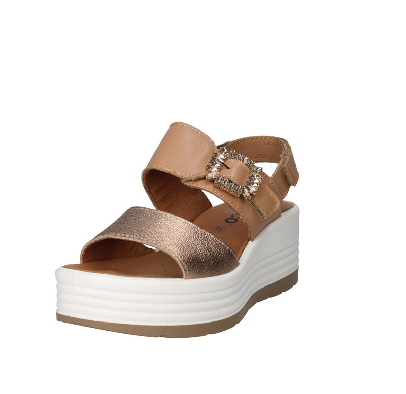 IGI&CO SANDALO Donna 7667311 CUOIO E CHAMPAGNE
