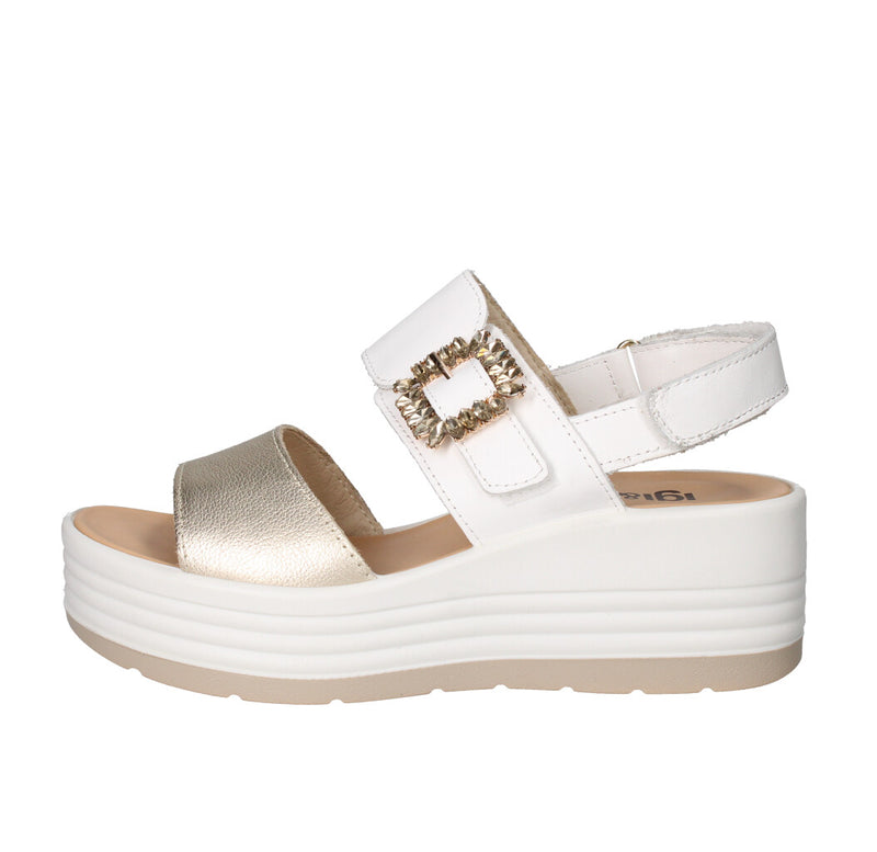 IGI&CO SANDALO Donna 7667322 BIANCO E ORO