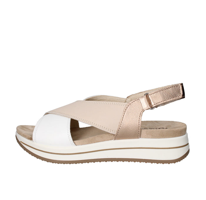 IGI&CO SANDALO Donna 7675622 BIANCO E PANNA