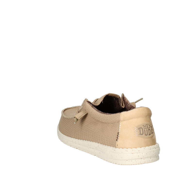 HEY DUDE SNEAKERS  WALLY SPORT MESH BEIGE