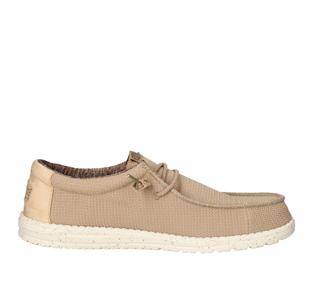 HEY DUDE SNEAKERS  WALLY SPORT MESH BEIGE