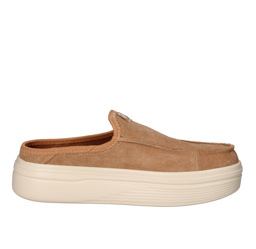 HEY DUDE SABOT Donna AUSTIN LIFT CLASSIC TAN CUOIO