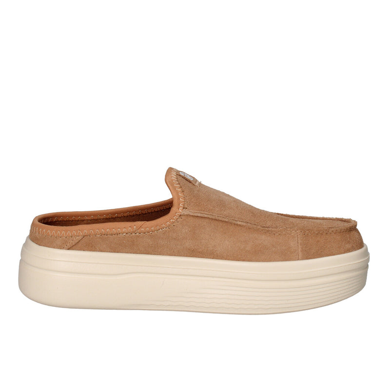 HEY DUDE SABOT Donna AUSTIN LIFT CLASSIC TAN CUOIO