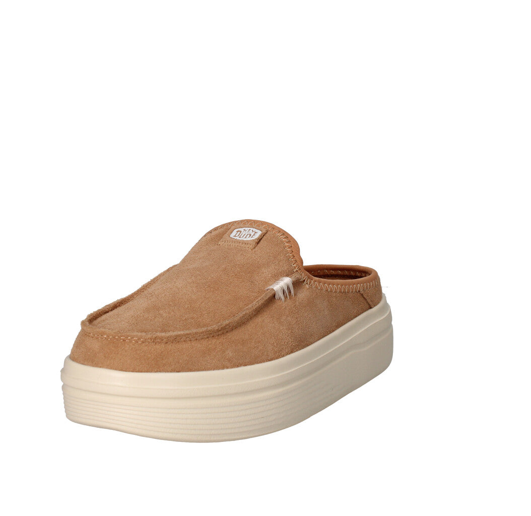 HEY DUDE SABOT Donna AUSTIN LIFT CLASSIC TAN CUOIO