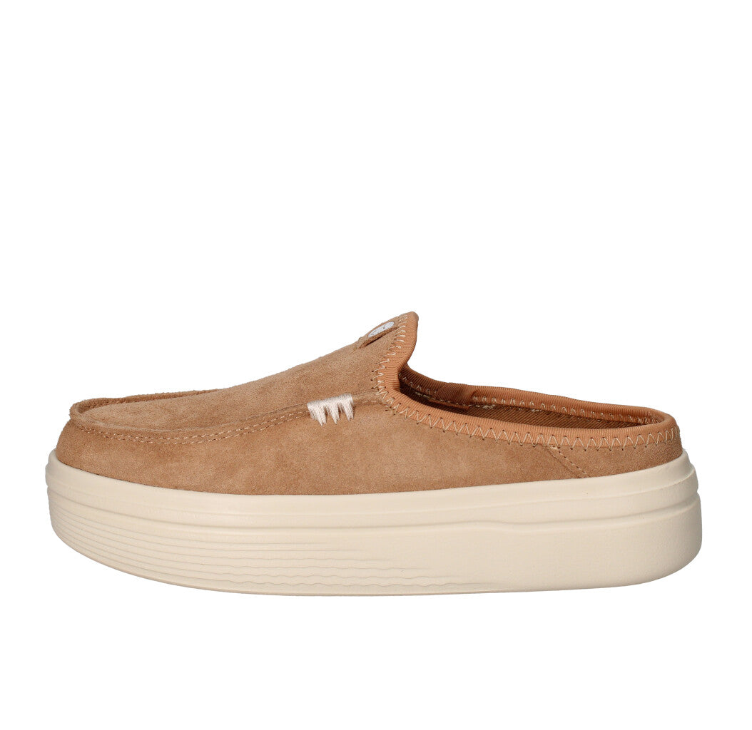 HEY DUDE SABOT Donna AUSTIN LIFT CLASSIC TAN CUOIO