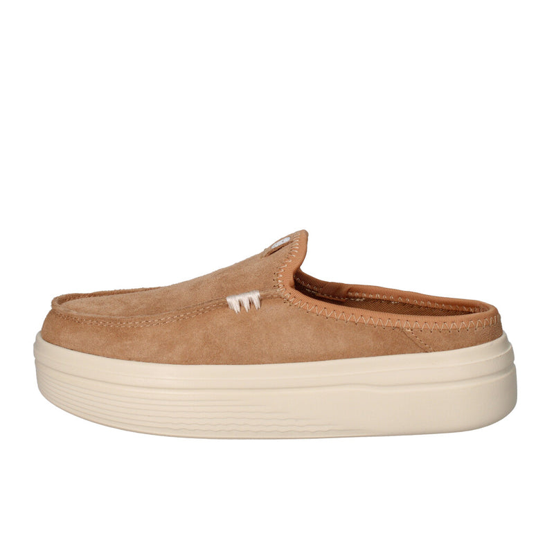 HEY DUDE SABOT Donna AUSTIN LIFT CLASSIC TAN CUOIO