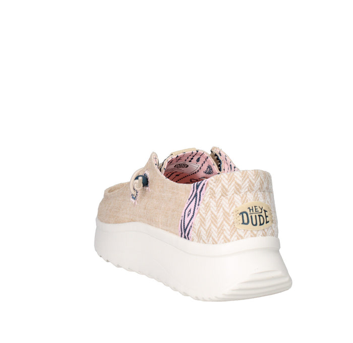 HEY DUDE MOCASSINO Donna WENDY PEAK CHAMBRAY TAN BISCOTTO