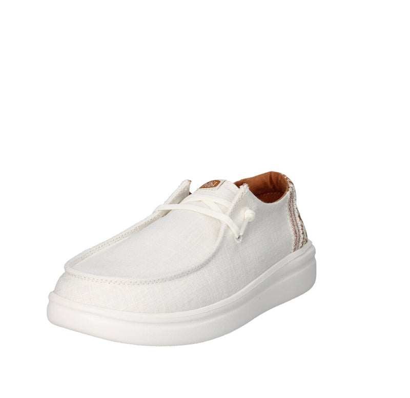 HEY DUDE MOCASSINO Donna WENDY RISE ANIMAL WHITE MULTI