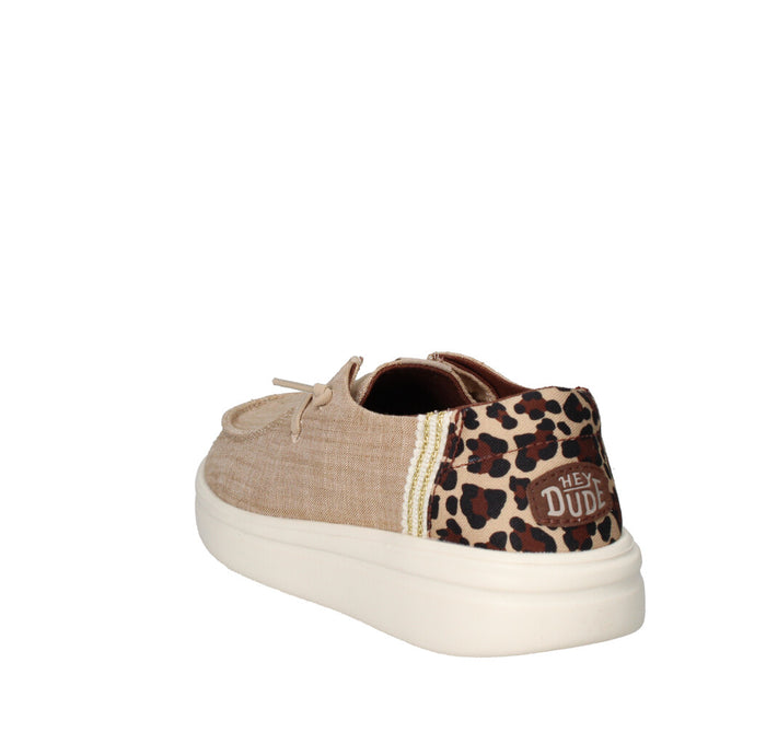 HEY DUDE MOCASSINO Donna WENDY RISE ANIMAL TAN BISCOTTO