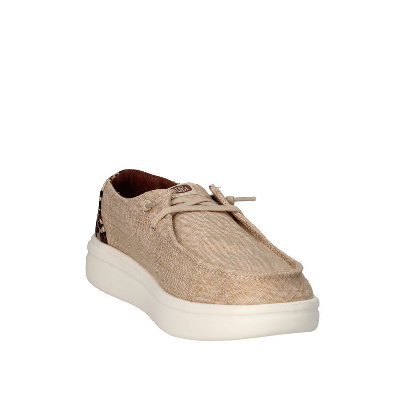 HEY DUDE MOCASSINO Donna WENDY RISE ANIMAL TAN BISCOTTO