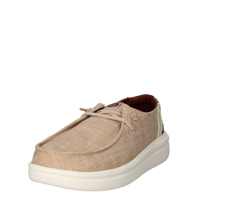 HEY DUDE MOCASSINO Donna WENDY RISE ANIMAL TAN BISCOTTO