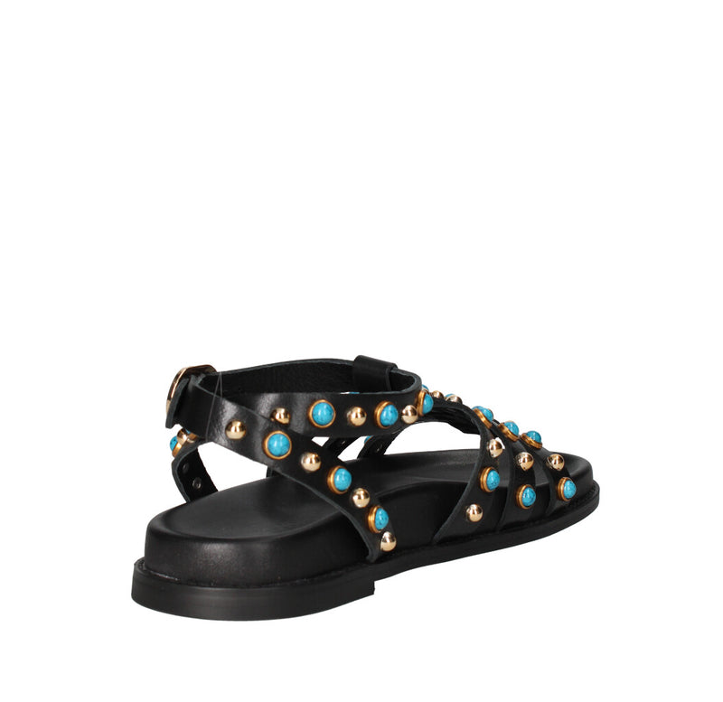 INUOVO SANDALO Donna D51002 NERO