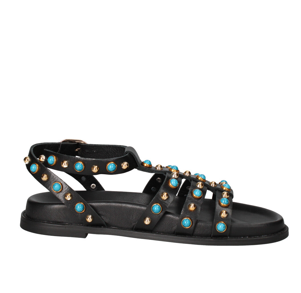 INUOVO SANDALO Donna D51002 NERO