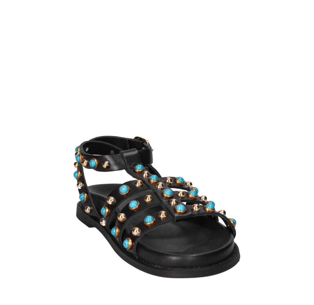 INUOVO SANDALO Donna D51002 NERO