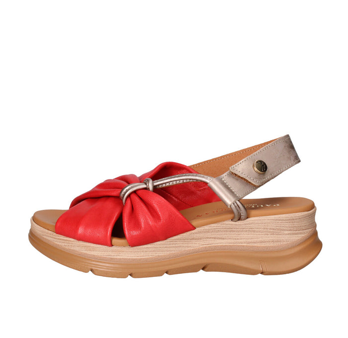 PAULA URBAN SANDALO Donna 24-416 ROSSO E CHAMPAGNE