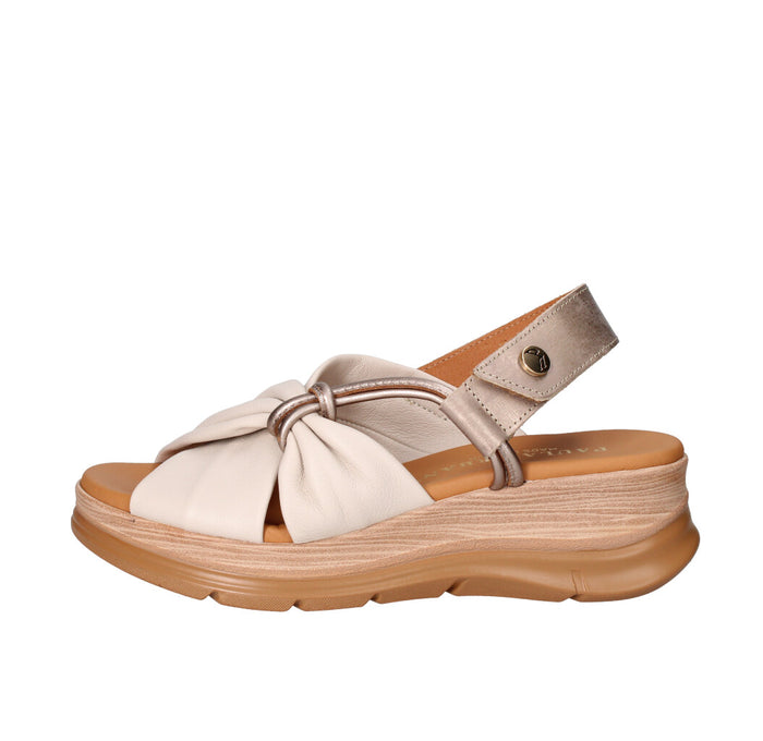 PAULA URBAN SANDALO Donna 24-416 CREMA E CHAMPAGNE