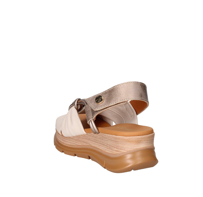 PAULA URBAN SANDALO Donna 24-416 CREMA E CHAMPAGNE