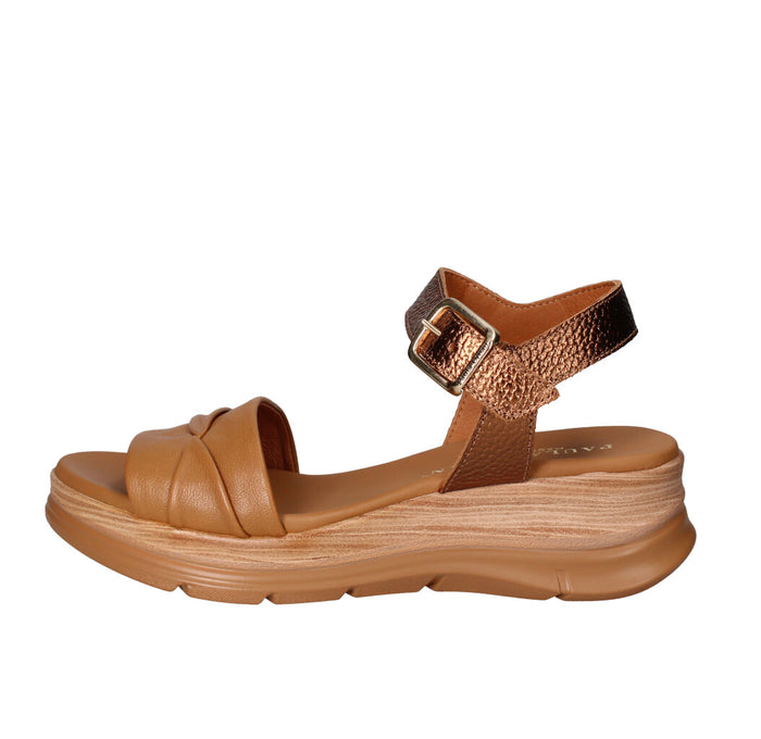 PAULA URBAN SANDALO Donna 24-736 CUOIO E BRONZO