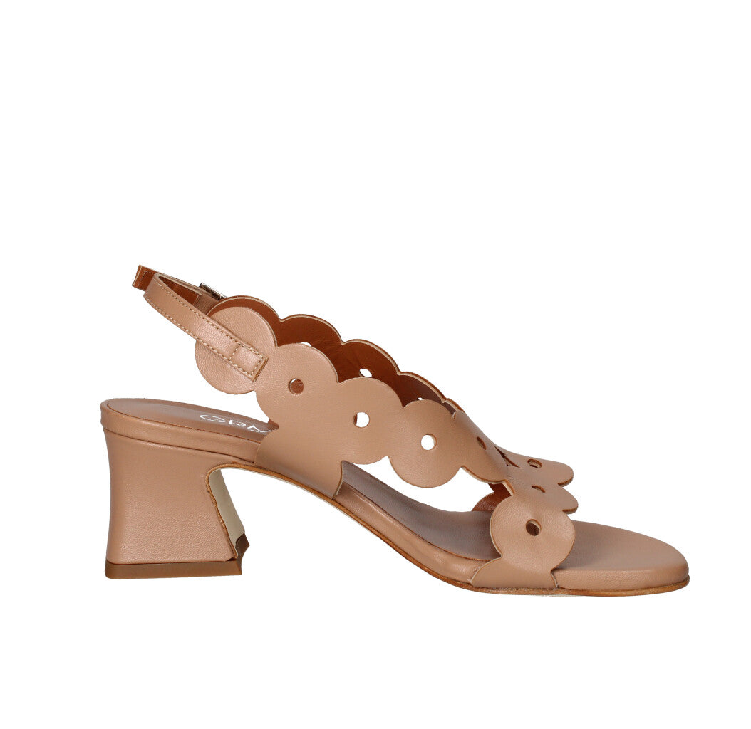 GRM SHOES SANDALO Donna 1018 CUOIO CHIARO