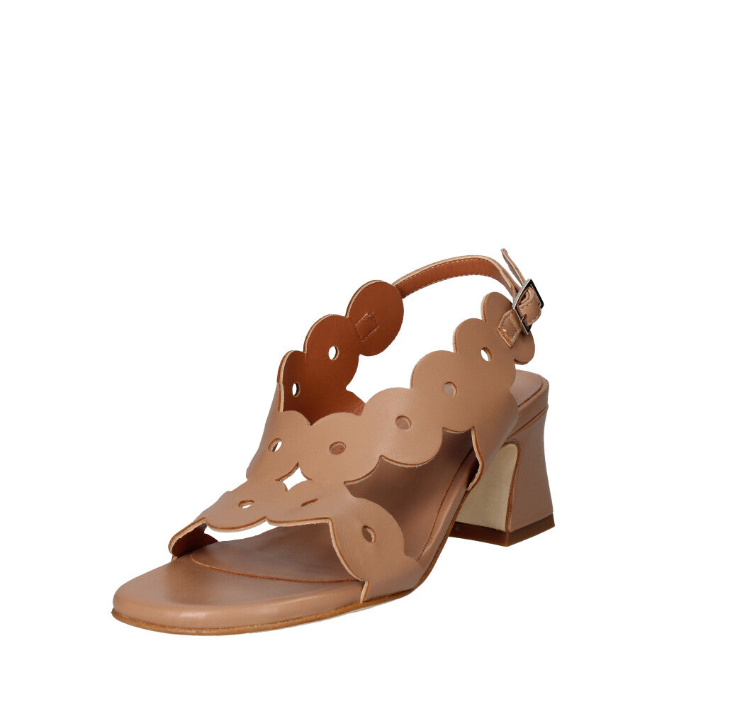 GRM SHOES SANDALO Donna 1018 CUOIO CHIARO