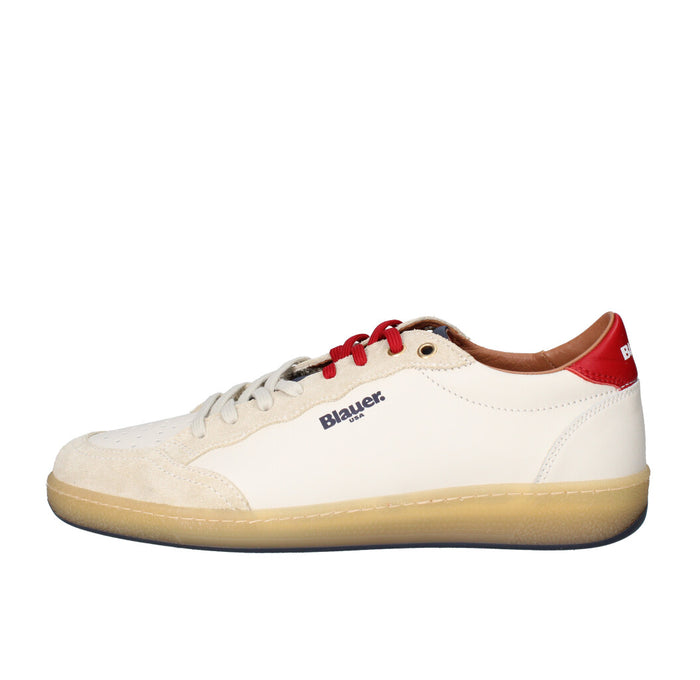 BLAUER. U.S.A. SNEAKERS  S5MURRAY01/VIL WHITE/RED/NAVY