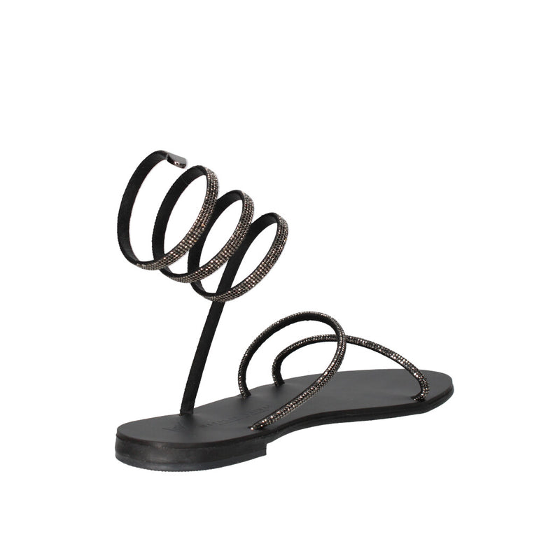 NICOLAS LAINAS SANDALO Donna 64-CE NERO