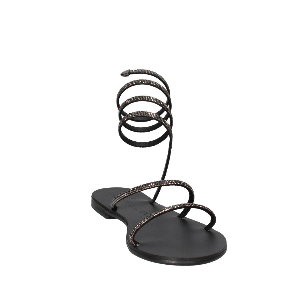 NICOLAS LAINAS SANDALO Donna 64-CE NERO