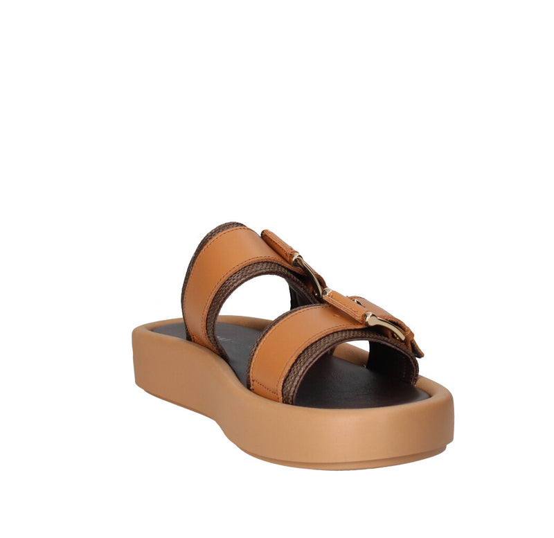 FRAU SANDALO Donna 88H5 T.MORO E CUOIO