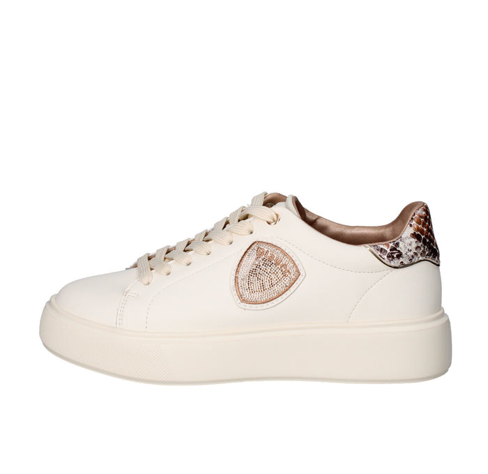BLAUER. U.S.A. SNEAKERS Donna F5VENUS01/PYT CREMA/PITONE