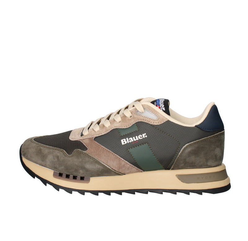 BLAUER. U.S.A. SNEAKERS  F5RYDER01/NYS VERDE MILITARE