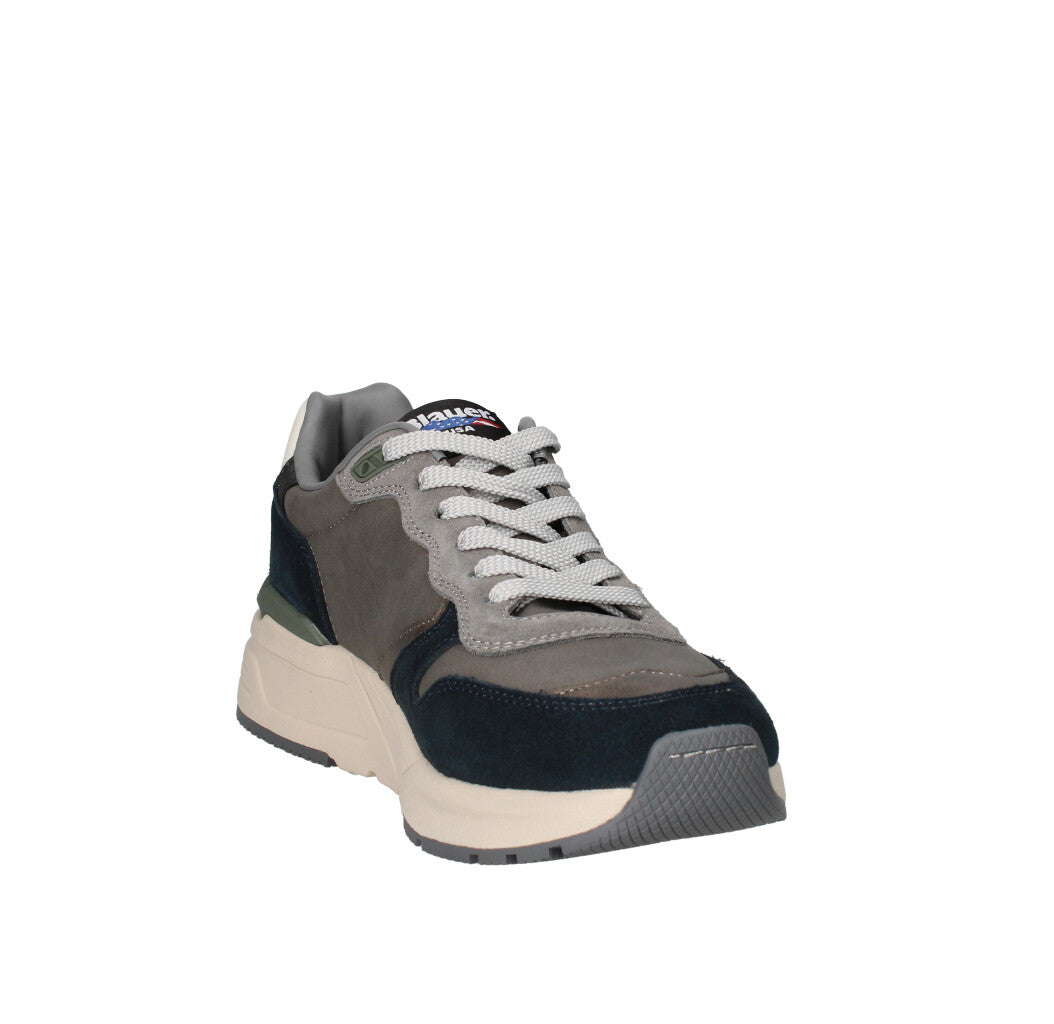 BLAUER. U.S.A. SNEAKERS  F5RAY02/NUS BLU E MARRONE