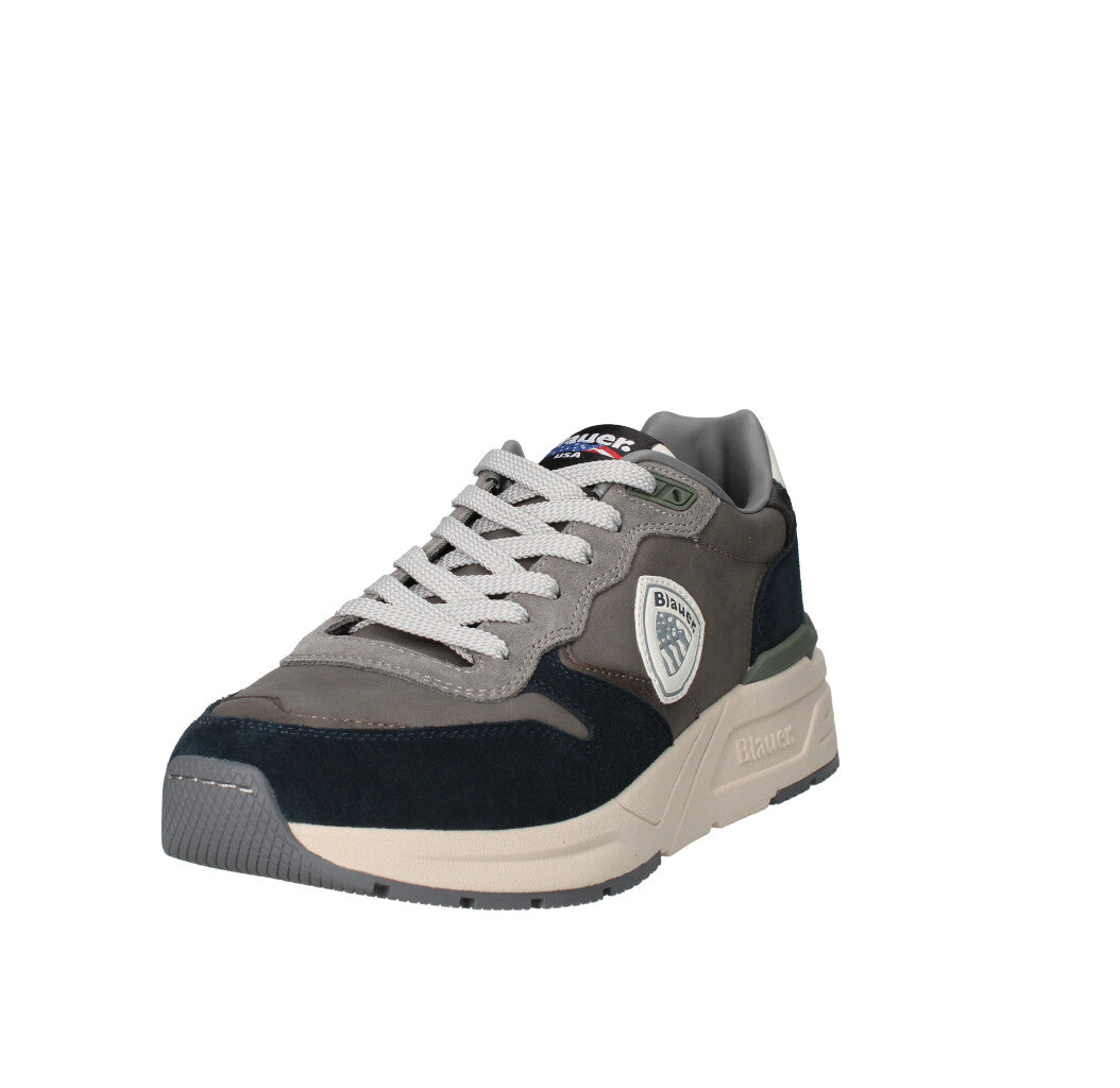 BLAUER. U.S.A. SNEAKERS  F5RAY02/NUS BLU E MARRONE