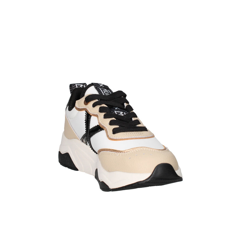 MUNICH SNEAKERS Donna 8770105 BIANCO NERO E BEIGE