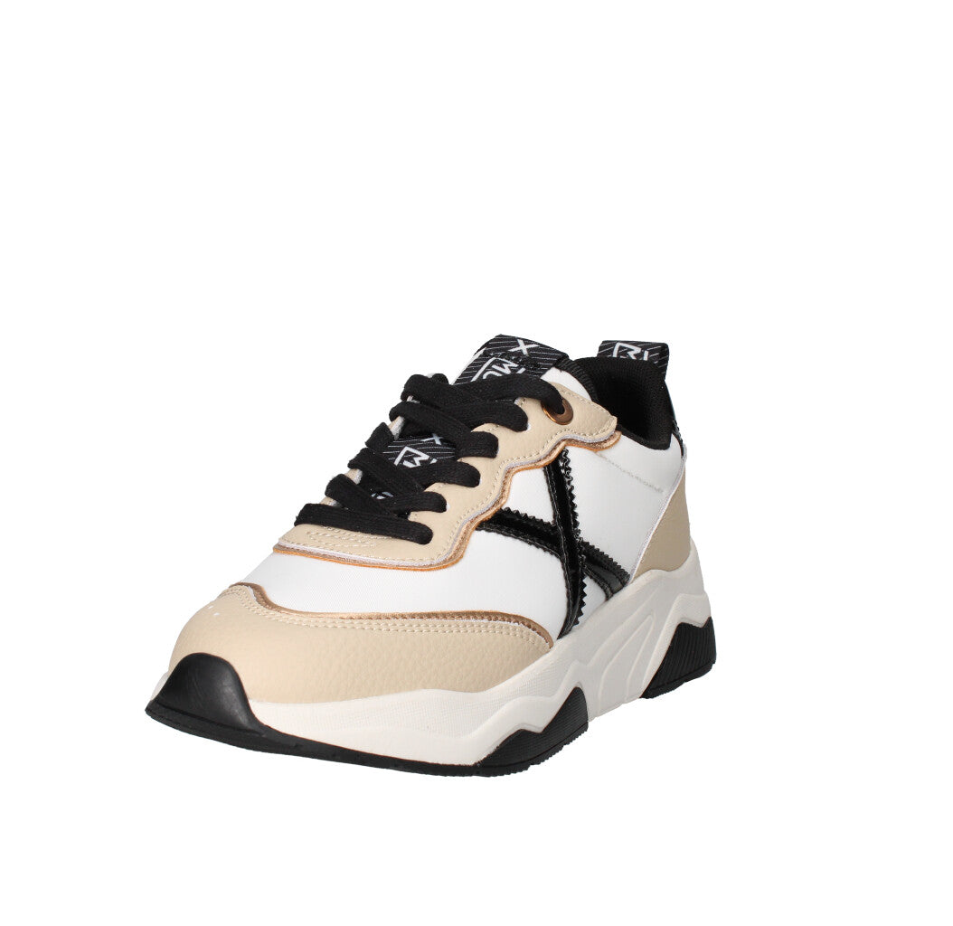 MUNICH SNEAKERS Donna 8770105 BIANCO NERO E BEIGE