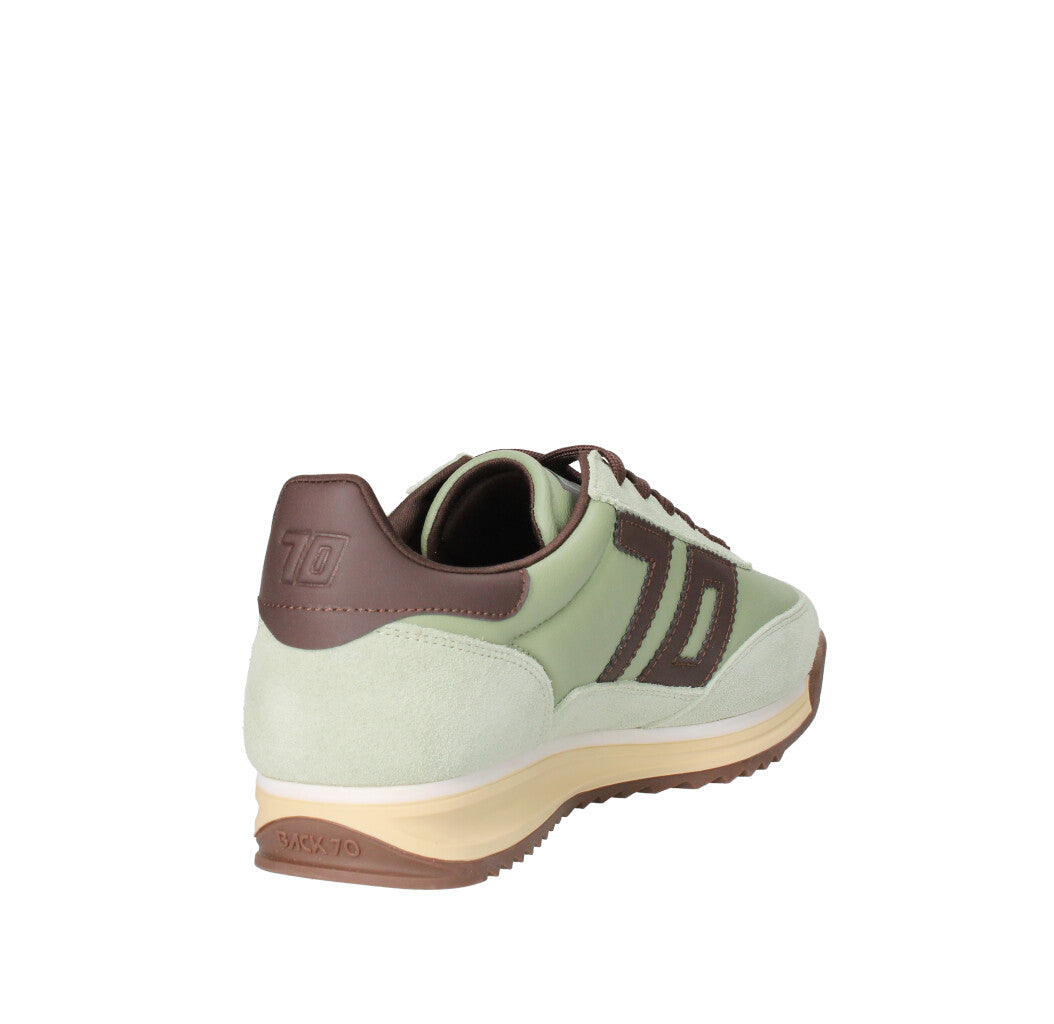 BACK 70 SNEAKERS Donna 108009-000044 VERDE E T.MORO