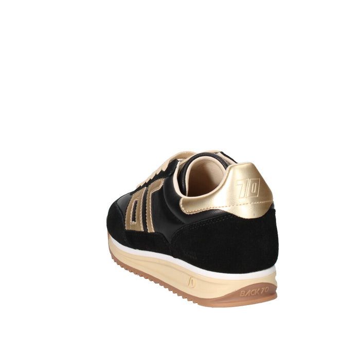 BACK 70 SNEAKERS Donna 108009-000039 NERO E ORO