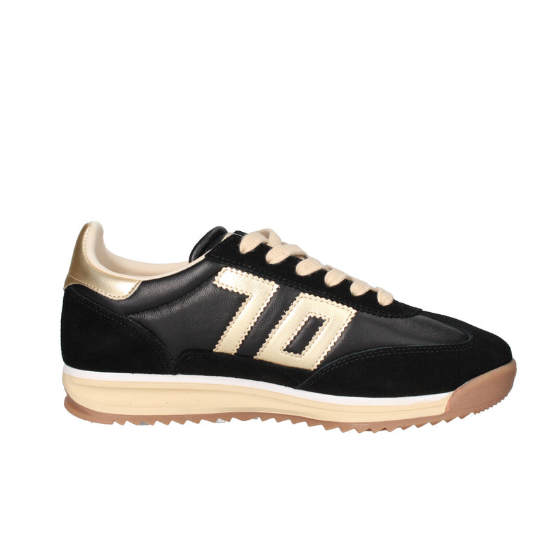 BACK 70 SNEAKERS Donna 108009-000039 NERO E ORO