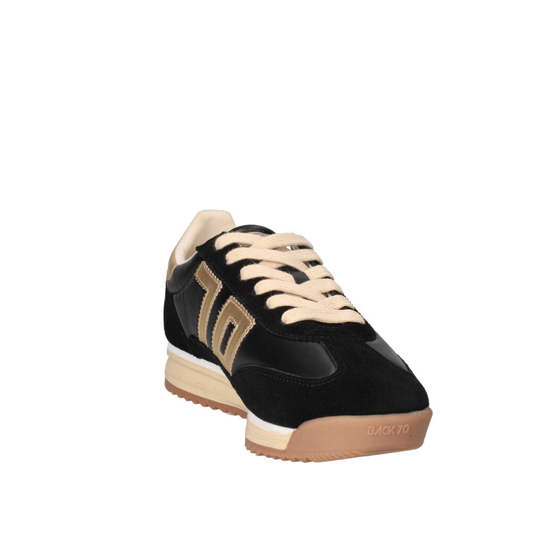 BACK 70 SNEAKERS Donna 108009-000039 NERO E ORO