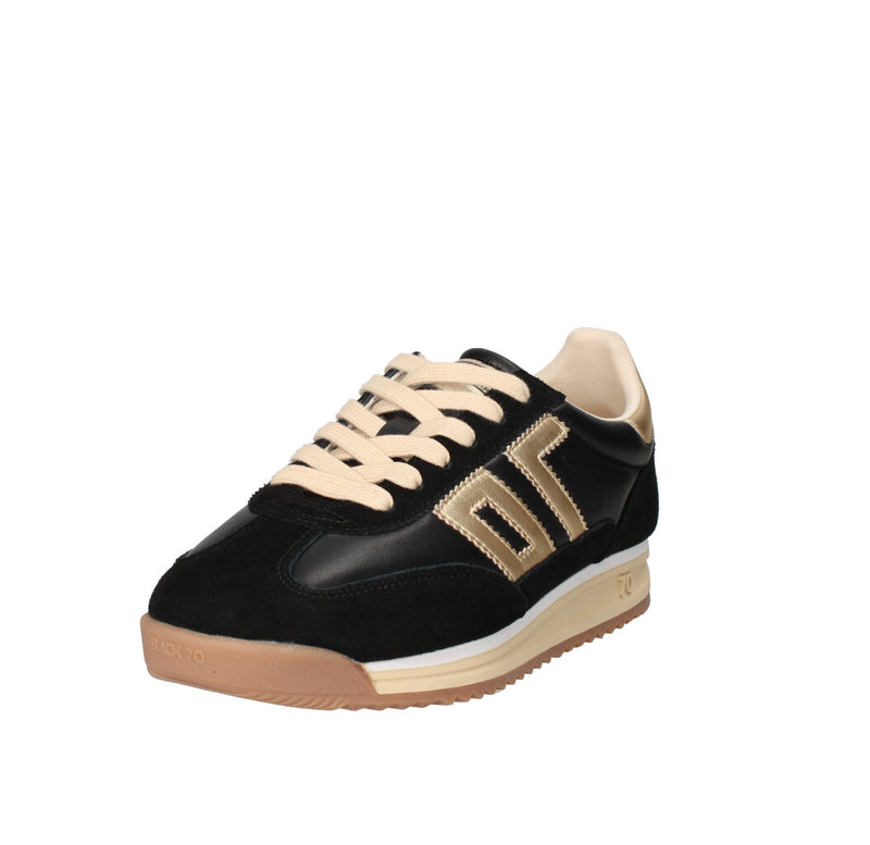 BACK 70 SNEAKERS Donna 108009-000039 NERO E ORO