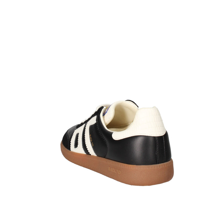 BACK 70 SNEAKERS Donna 108005-000050 NERO E MILK