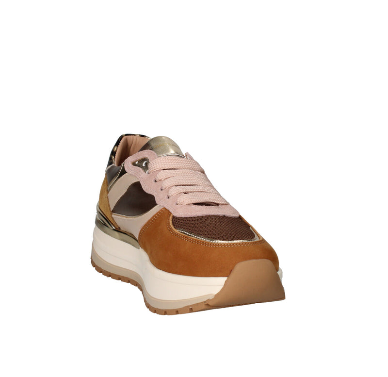 JANET & JANET SNEAKERS Donna J-411 CUOIO E ORO