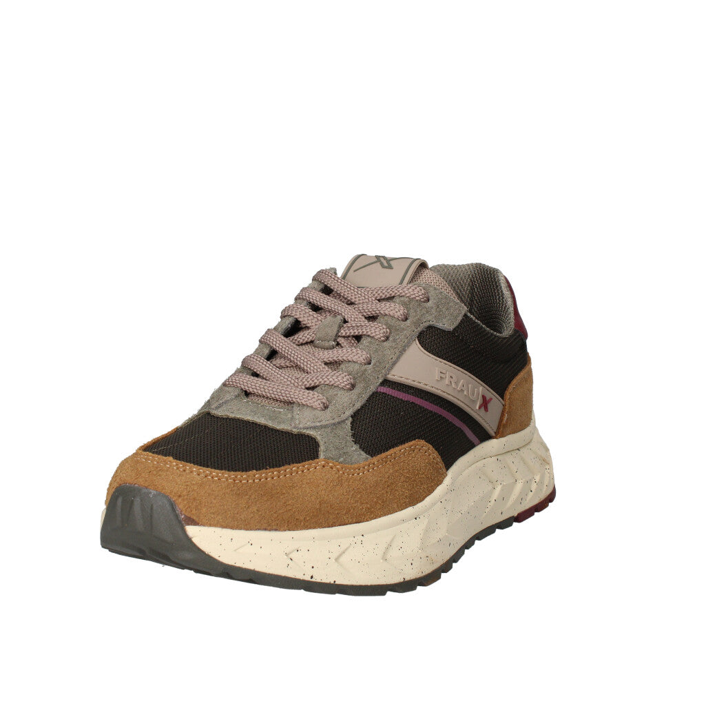 FRAU SNEAKERS  X013 TABACCO