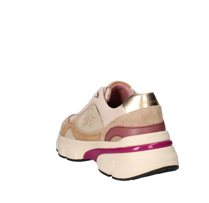 JANET & JANET SNEAKERS Donna J-441 BEIGE E OLD PINK