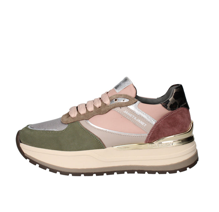 JANET & JANET SNEAKERS Donna J-411 MULTICOLOR VERDE